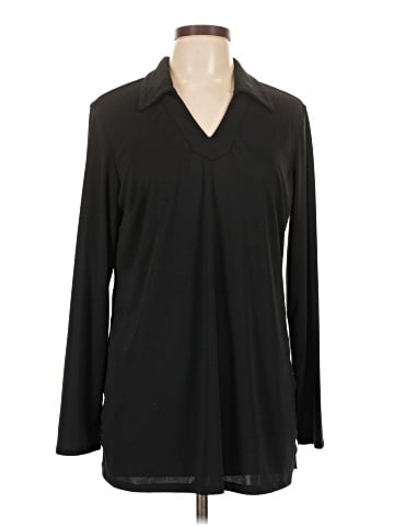 Casual Corner Long Sleeve Polo (view 1)