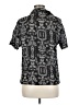 Into Paisley Black Short Sleeve Blouse Size 6 - photo 2