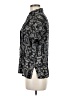 Into Paisley Black Short Sleeve Blouse Size 6 - photo 5
