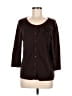 Christopher & Banks 100% Cotton Brown Cardigan Size M - photo 1