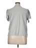 Express Gray Short Sleeve Top Size XL - photo 2