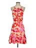 Shein Print Pink Cocktail Dress Size 4 - photo 1