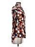 Assorted Brands Print Orange Long Sleeve Blouse Size M - photo 4