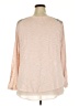 Eyeshadow Pink Long Sleeve Blouse Size 2X - photo 2
