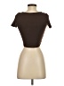 Zara Brown Short Sleeve Top Size S - photo 2