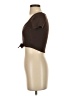 Zara Brown Short Sleeve Top Size S - photo 5