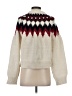 H&M Chevron-herringbone Ivory Pullover Sweater Size S - photo 2