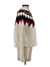 H&M Chevron-herringbone Ivory Pullover Sweater Size S - photo 4