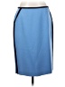 Black Label by Evan Picone 100% Polyester Color Block Blue Formal Skirt Size 6 - photo 1