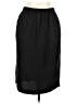 Vicki Wayne 100% Polyester Solid Black Casual Skirt Size 12 - photo 1