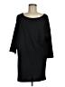 Leith Solid Black Casual Dress Size M - photo 1