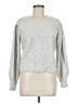 1.State Metallic Silver Pullover Sweater Size M - photo 1