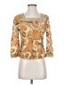 Assorted Brands Gold 3/4 Sleeve Top Size S (estimated) - photo 1