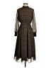 Madewell 100% Polyester Animal Print Brown Casual Dress Size XXS - photo 1