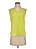 Mine 100% Polyester Yellow Sleeveless Top Size S - photo 1