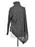 360 Sweater 100% Cashmere Gray Poncho Size XS - photo 2