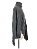 360 Sweater 100% Cashmere Gray Poncho Size XS - photo 4