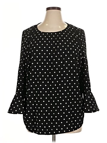 Foxcroft 3/4 Sleeve Blouse (view 1)