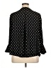 Foxcroft Polka Dots Black 3/4 Sleeve Blouse Size XL (estimated) - photo 2