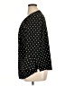 Foxcroft Polka Dots Black 3/4 Sleeve Blouse Size XL (estimated) - photo 5