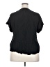 Gap 100% Rayon Black Short Sleeve Blouse Size XXL - photo 2