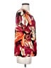 Notations Orange Short Sleeve Blouse Size S - photo 4