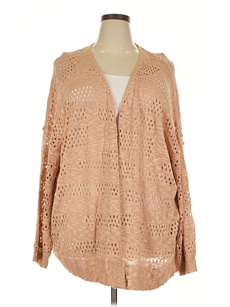 Pre-owned Hotouch Cardigan Sweater In Brown