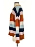 Madewell Color Block Orange Pullover Sweater Size S - photo 5