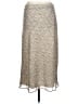Calvin Klein 100% Polyester Silver Casual Skirt Size L - photo 2