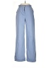 Motel Solid Blue Casual Pants Size XS - photo 1