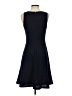 Ann Taylor LOFT Chevron-herringbone Blue Casual Dress Size 2 - photo 2