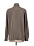 Jaeger 100% Polyester Solid Gray Long Sleeve Blouse Size 12 - photo 2