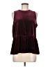 Mud Pie Burgundy Sleeveless Top Size M - photo 1