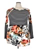 A.gain Black 3/4 Sleeve T-Shirt Size 3X - photo 1
