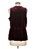 Mud Pie Burgundy Sleeveless Top Size M - photo 2