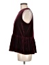 Mud Pie Burgundy Sleeveless Top Size M - photo 5