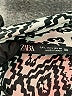 Zara Print Silver Long Sleeve Button-Down Shirt Size L - photo 4