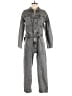 Gap Houndstooth Gray Jumpsuit Size 6 - photo 1