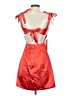 Unbranded 100% Polyester Red Cocktail Dress Size 0 - photo 2