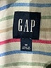 Gap Stripes Ivory Long Sleeve Button-Down Shirt Size M - photo 7