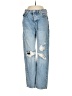 We the Free 100% Cotton Hearts Blue Jeans Size 25 waist - photo 1