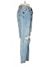 We the Free 100% Cotton Hearts Blue Jeans Size 25 waist - photo 4