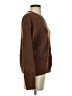 Unbranded 100% Acrylic Solid Brown Pullover Sweater Size S - photo 4