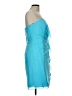 Jordan 100% Polyester Blue Cocktail Dress Size 10 - photo 4