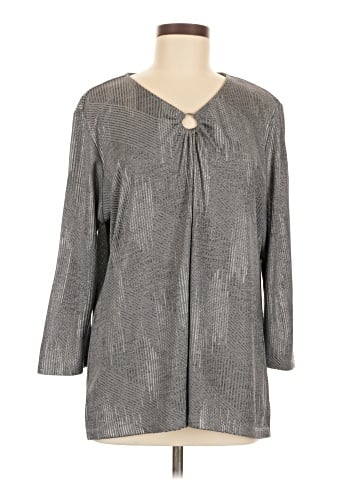 Knitted & Knotted 3/4 Sleeve T-Shirt (view 1)
