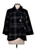 Joseph Ribkoff Houndstooth Black Coat Size 10 - photo 1