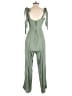 Trixxi Solid Green Jumpsuit Size M - photo 2