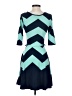 rue21 Chevron-herringbone Teal Casual Dress Size S - photo 2