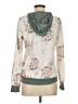 Shein Floral Ivory Pullover Hoodie Size S - photo 2