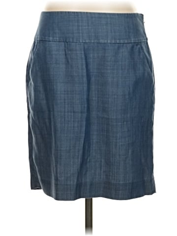 Ann Taylor Denim Skirt (view 1)